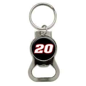  20 Number   Racing Bottle Cap Opener Keychain Ring 