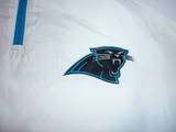   Panthers On Field REEBOK White Blue Jacket Pullover Cam Newton Medium
