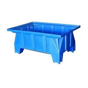  Stacking Pallet Container 40x28x18 600 Lb Cap. Blue