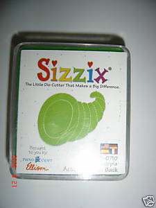 Provo Craft Sizzix Green Die 38 0710 Cornucopia NIP  