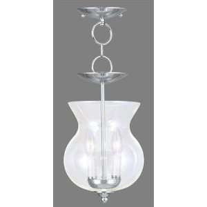 Livex Lighting 4393 35 Convertible Chain Hang/Ceiling Mount Polished 