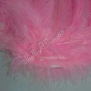 Cute Pink Angel Baby Infant Kid Child Feather Wings Fairy Costume 