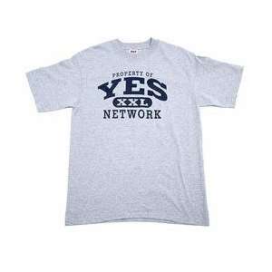  YES Network Property of Short Sleeve T shirt   Grey XX 