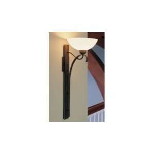 Hubbardton Forge 20 4545 03 ZX08 1 Light Wall Sconce in Mahogany with 