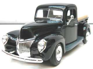 Motor Max 1940 Ford Pickup Truck Black 1/24  
