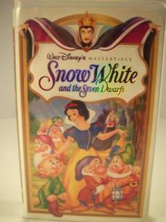 Walt Disney Snow White and the Seven Dwarfs VHS Tape 717951524034 