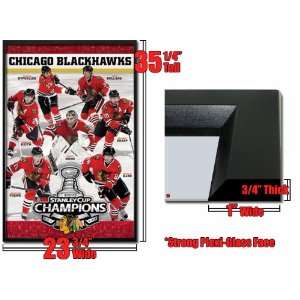   Framed Chicago Blackhawks Poster Stanley Cup Fr 4923
