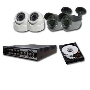 FUHO DVR 442B/CCTV IR908/CCTV IR919D  1TB 4CH 1TB HDD DVR/Camera combo 