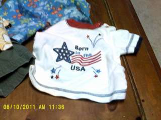 Baby Boy 10 Piece Summer Clothing Lot  USED  0 6 months .