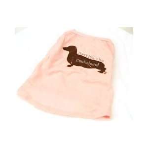  Dont Dis This Dachshund Specialized Dog Tank (Pink 