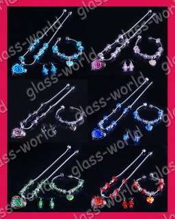 IN Vogue WHOLESALE 48Pairs Crystal Glass Earrings  
