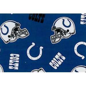   Colts Football Cotton Fabric Print By the Yard Arts, Crafts & Sewing