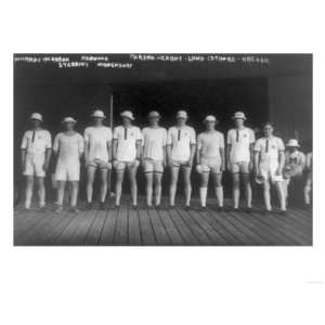 Varsity Rowing Crew at Harvard University Photograph   Cambridge, MA 