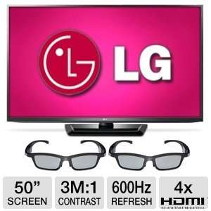  LG 50 Class Plasma 3D HDTV Bundle Electronics