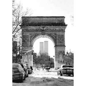  Washington Square Arch (b&w) by Igor Maloratsky. Size 11.25 X 14.50 