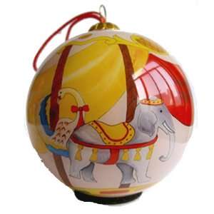   the World   Inside Hand Painted Glass Ball Ornament