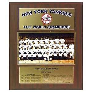  MLB Yankees 1941 World Series Plaque