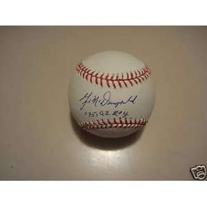  Gil Mcdougald Yankees 51 Roy Signed Official Ml Ball 