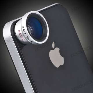 67 X Wide Angle + Macro Lens for mobile phone / itouch iPhone 4 4s 