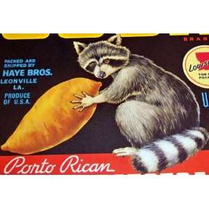  Thief of the Night Coon Crate Label, 1940s Everything 