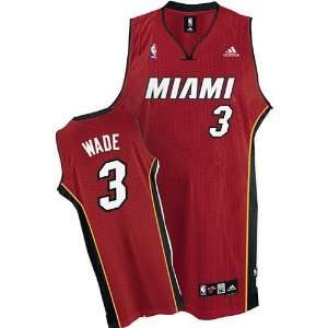  Dwyane Wade #3 Miami Heat Swingman NBA Jersey Red Size M 