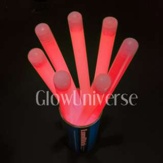 12 LONG Glow sticks Light Stick Wholesale PINK  