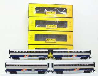MTH 30 6511 Amtrak 4 Car O 31 SuperLiner Set EX/Box  