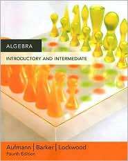 Algebra Introductory and Intermediate, (0618609539), Richard N 