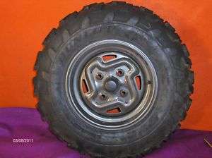 ATV Wheel and tire dunlop 4 x 110 w 55mm hole  