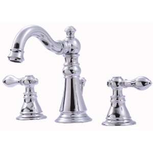 Ultra UF55110 Two Handle Chrome Lavatory Faucet with Pop 
