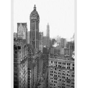  New York City with Singer Tower, 1911 Premium Poster Print 