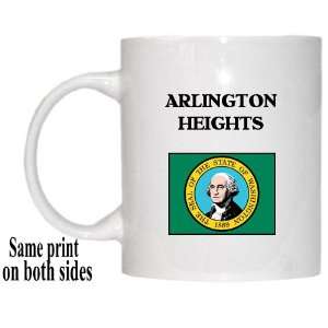   State Flag   ARLINGTON HEIGHTS, Washington (WA) Mug 