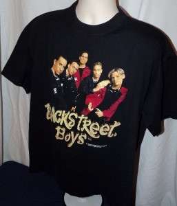 BACKSTREET BOYS Vintage 1996 T Shirt (XL) Live In Concert Tour  