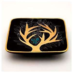    Waylande Gregory Tree of Life 6.5 Inch Square Tray