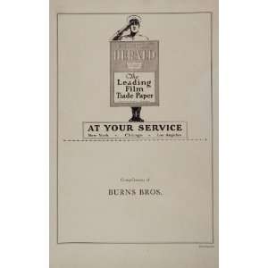 1925 Ad Exhibitors Herald Film Trade Paper Journal   Original Print Ad