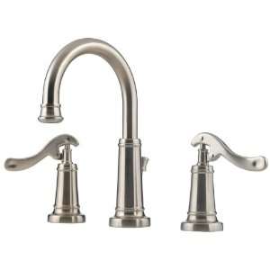 Pfister F049YP0K Ashfield 8 Inch Widespread Lavatory Faucet, Brushed 