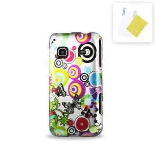 Butterfly Hard Phone Case + LCD Samsung Galaxy Prevail  