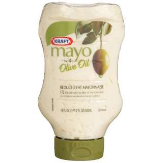 Kraft Mayo with Olive Oil, Reduced Fat Mayonnaise, 18 Ounce Squeeze 