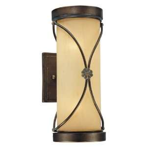 Atterbury Collection 2 Light 11ö Deep Flax Bronze Wall Sconce with 