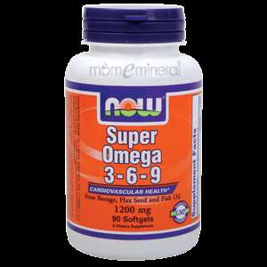 Super Omega 3 6 9 1200 mg 90 softgels by NOW Foods  