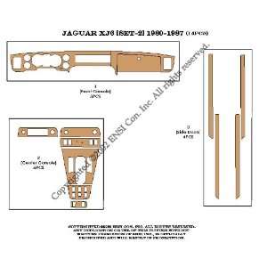 Jaguar XJ6 (set 2) Dash Trim Kit 83 87   14 pieces   American Rosewood 