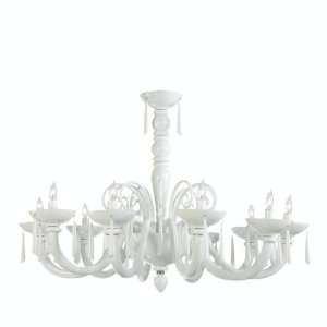   Designs CLEMENTE 10L WH CHANDELIER CH 6508 10 14