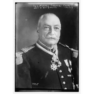  Gen. Manuel Gonzales Cosio,Sec. of War,Marine F.L. Clarke 
