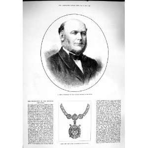    1877 Grevy French Chamber Deputies Mayor Blackburn