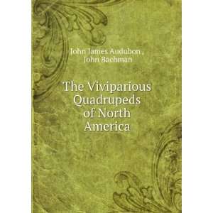   Quadrupeds of North America John Bachman John James Audubon  Books
