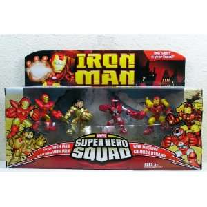  Iron Man Movie Toy Super Hero Squad Battle Pack Crimson 