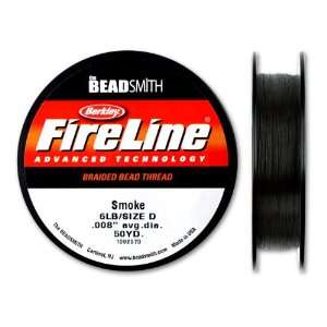  Smoke Gray Fireline   50 Yards (6LB Test) Arts, Crafts 