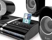 iLuv i1277 Slim Desktop Video 5.1 Channel Home Theatre System and DVD Player with iPod Dock (Black)