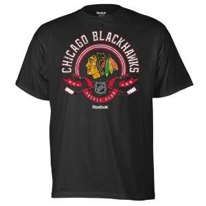  Reebok Chicago Blackhawks Faceoff Main Attraction T Shirt 