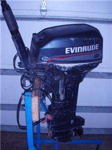 1996 EVINRUDE COMMERCIAL 15 HP OUTBOARD 15HP BOAT MOTOR FISHING NR 